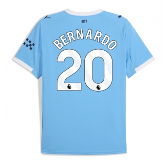 Manchester City Bernardo Silva #20 Maglia Gara Casa Repliche 2025-26 Maniche Corte